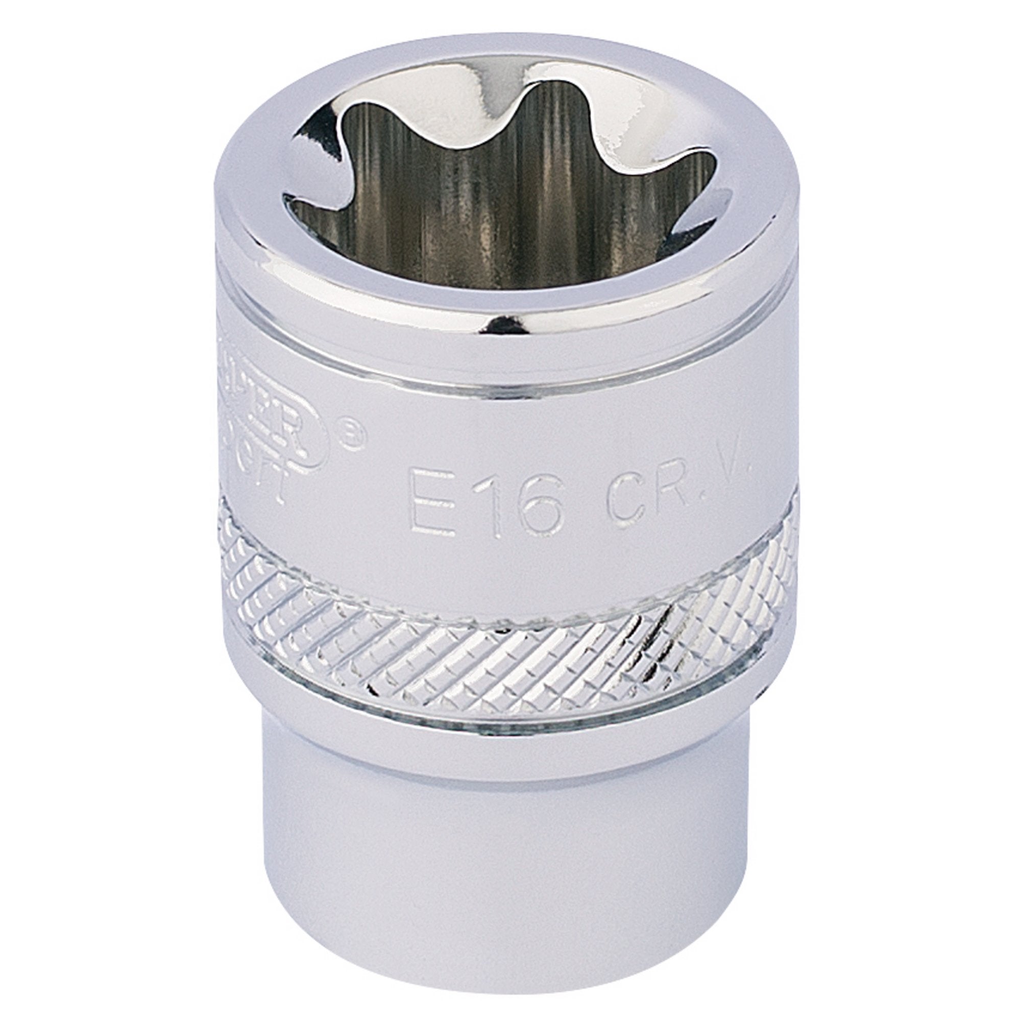 Draper-TX-STAR®-Socket,-3/8"-Sq.-Dr.,-E16